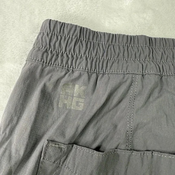 Alaskan Hardgear Pants Womens 12 Gray Straight Leg Rip Stop Gorpcore Stretch - Picture 5 of 13